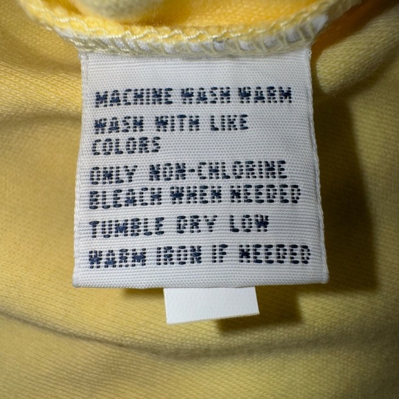Polo by Ralph Lauren interlock Yellow Polo Shirt. Higher in front Size XL NWT - Picture 4 of 12